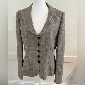 Stunning wool Armani Collezioni tweed jacket 12